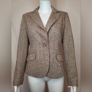 New York & Co; Tweed Blazer; Brown; 4